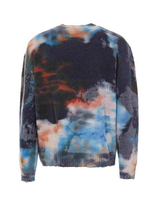 25FW 로베르토 카발리 스웨터 79OAFM27 CMO01MS3 MultiColour - ROBERTO CAVALLI