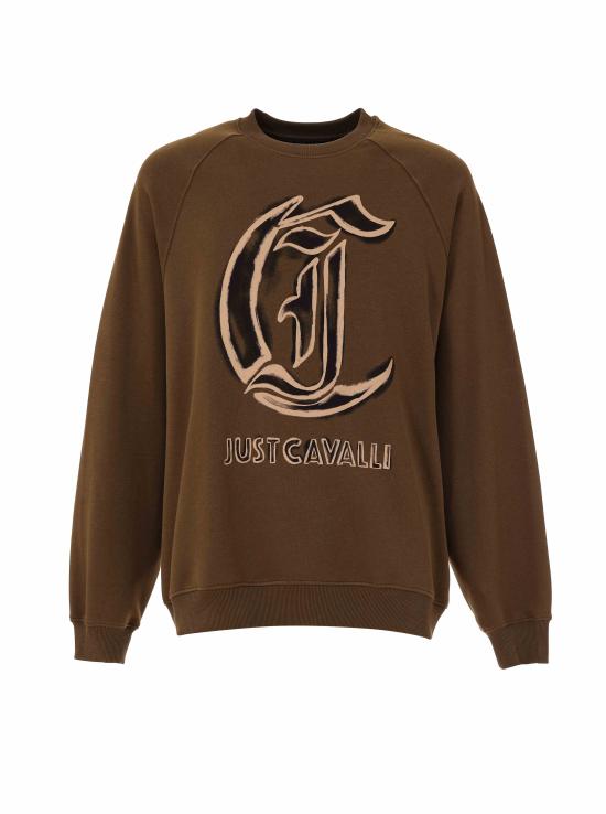 25FW 로베르토 카발리 긴팔 티셔츠 79OAIT21 CF502185 Green