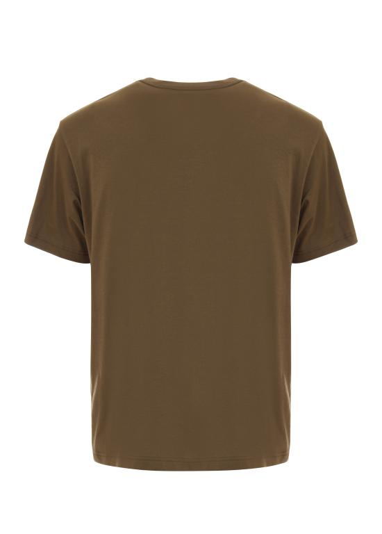 25FW 로베르토 카발리 반팔 티셔츠 79OAHT08 CJ500185 Green - ROBERTO CAVALLI