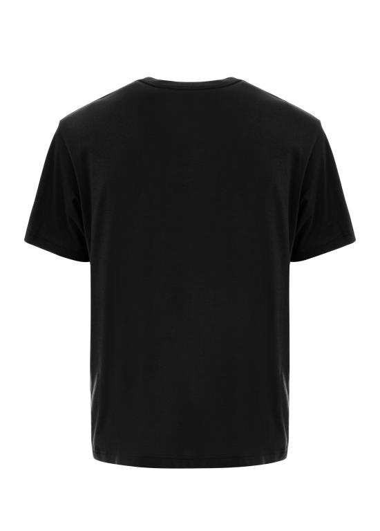 25FW 로베르토 카발리 반팔 티셔츠 79OAHT08 CJ500899 Black - ROBERTO CAVALLI