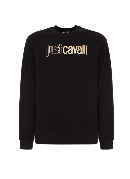 25FW 로베르토 카발리 긴팔 티셔츠 79OAIT08 CF500899 Black