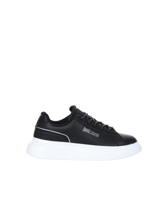 25FW 로베르토 카발리 스니커즈 79RA3SB1 ZPB59899 Black - ROBERTO CAVALLI