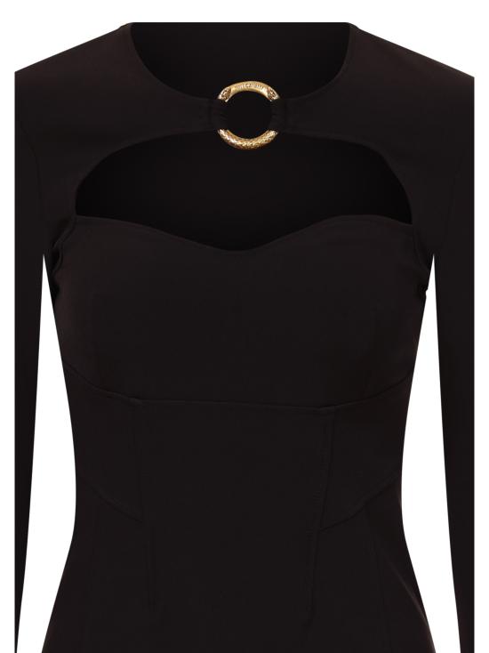 25FW 로베르토 카발리 미디 원피스 79PAO913 N0626899 Black - ROBERTO CAVALLI