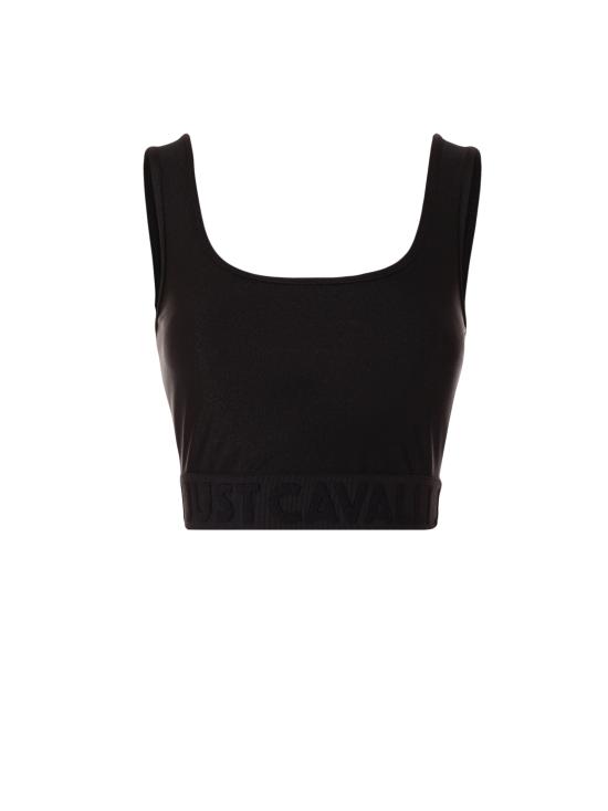 25FW 로베르토 카발리 민소매 티셔츠 79PAM204 J0108899 Black