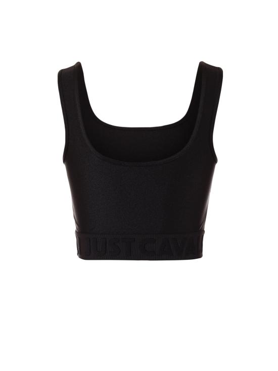 25FW 로베르토 카발리 민소매 티셔츠 79PAM204 J0108899 Black - ROBERTO CAVALLI