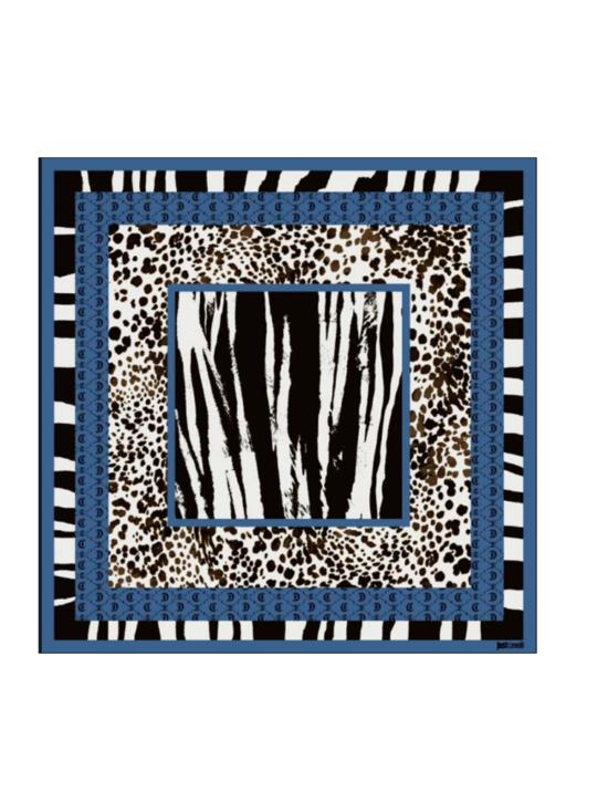 25FW 로베르토 카발리 머플러/스카프 79RA2H01 ZG321U94 Black