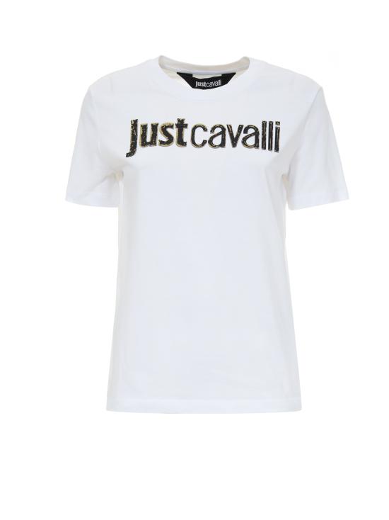 25FW 로베르토 카발리 반팔 티셔츠 79PAHT10 CJ500G03 White