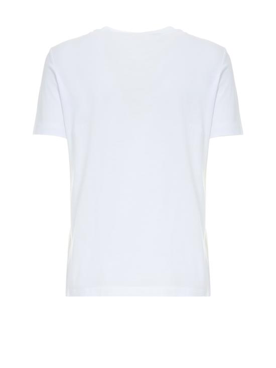 25FW 로베르토 카발리 반팔 티셔츠 79PAHT10 CJ500G03 White - ROBERTO CAVALLI