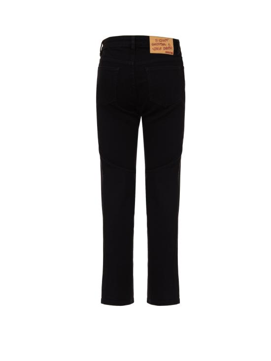 25FW 로베르토 카발리 스트레이트 팬츠 79PAB5L1 CDWC5909 Black - ROBERTO CAVALLI