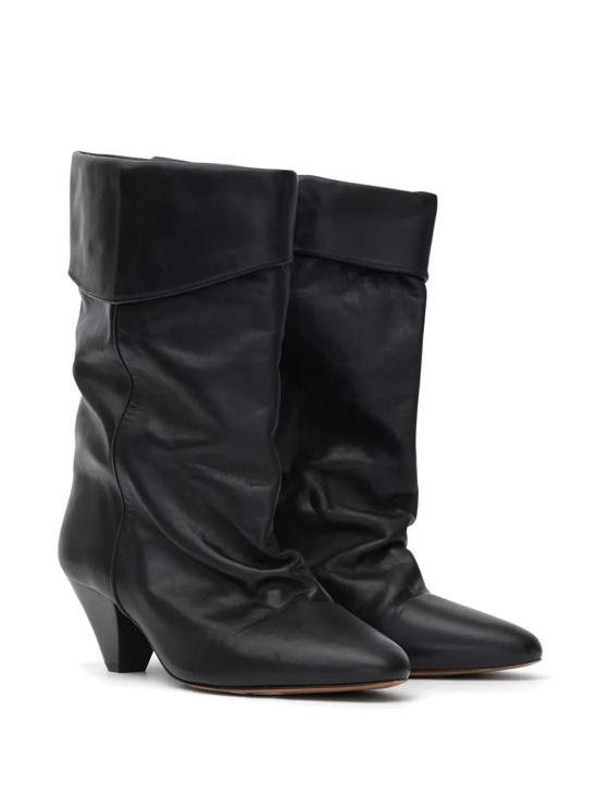25FW 이자벨마랑 DALBY 달비 미들 부츠 BO0188FAC1A19S BLACK 01BK - ISABEL MARANT