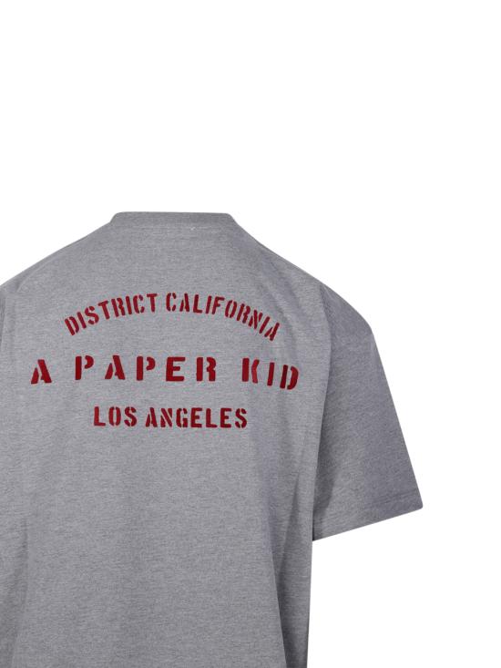 25FW 어 페이퍼 키드 탑 F5PKUATH227 101 GRIGIO MELANGE MELANGE GRAY - A PAPER KID