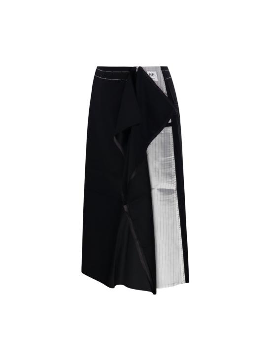 25FW RE CODE 미디 스커트 RQKAA25933BKX BLACK - OTHER BRANDS