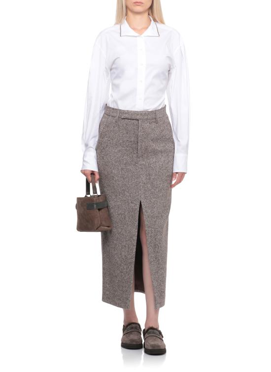 25FW 브루넬로 쿠치넬리 셔츠 M0091NL936 C159 White - BRUNELLO CUCINELLI