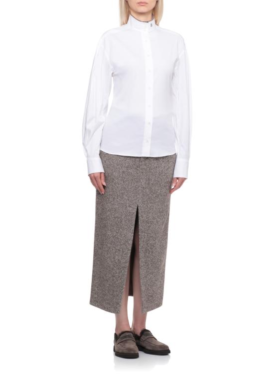 25FW 브루넬로 쿠치넬리 셔츠 M0091NL936 C159 White - BRUNELLO CUCINELLI