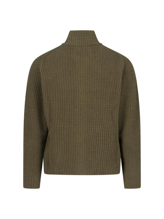 25FW 씨피 컴퍼니 스웨터 19CMKN131A110149A 683 Green - C.P. COMPANY