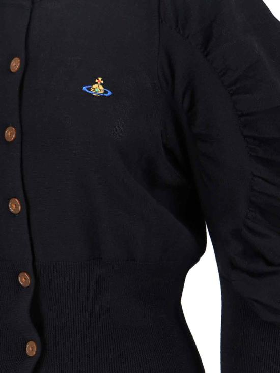 25FW 비비안웨스트우드 가디건 1803005B Y0006 N403 Black - VIVIENNE WESTWOOD