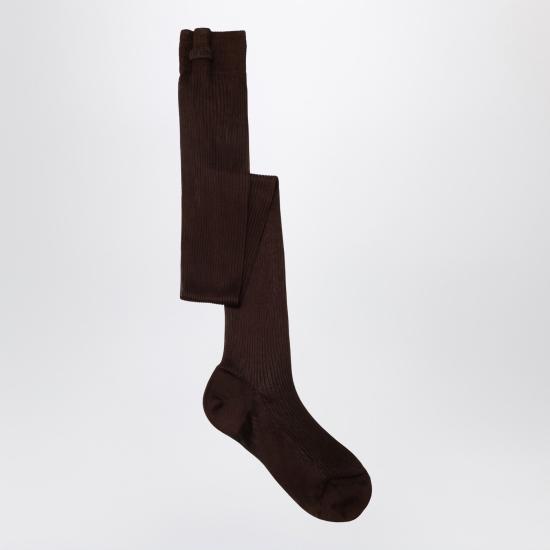 25FW 미우미우 양말 MCZ522OOO177G Brown