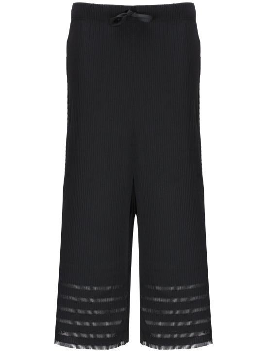 25FW 플리츠플리즈 트레이닝/조거 팬츠 PP58LF91315 BLACK DOM