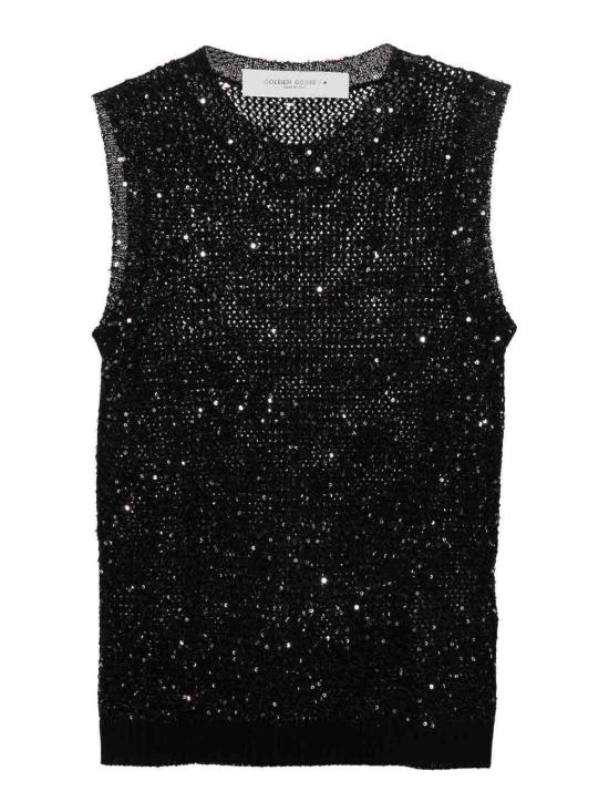  골든구스 민소매 티셔츠 GWP01922P00161990100 Black