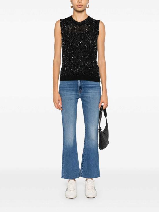  골든구스 민소매 티셔츠 GWP01922P00161990100 Black - GOLDEN GOOSE