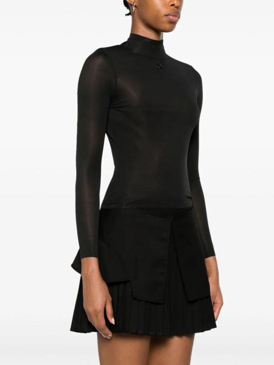  쿠레쥬 민소매 티셔츠 323JTO182JS00889999 Black - COURREGES