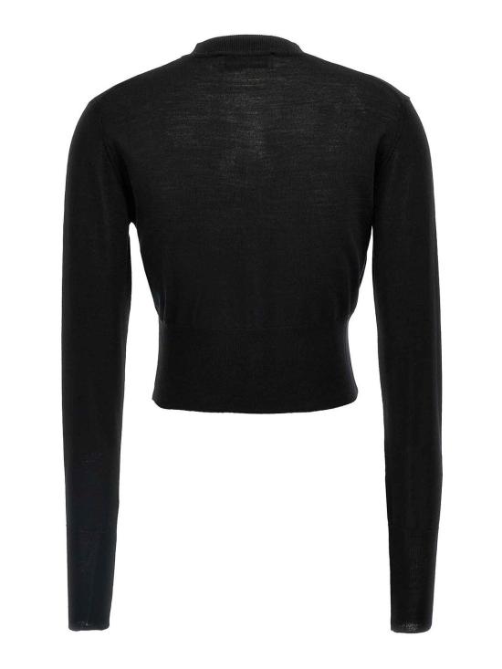 26SS 비비안웨스트우드 베아 크롭드 가디건 1803002UY001AN402 Black - VIVIENNE WESTWOOD