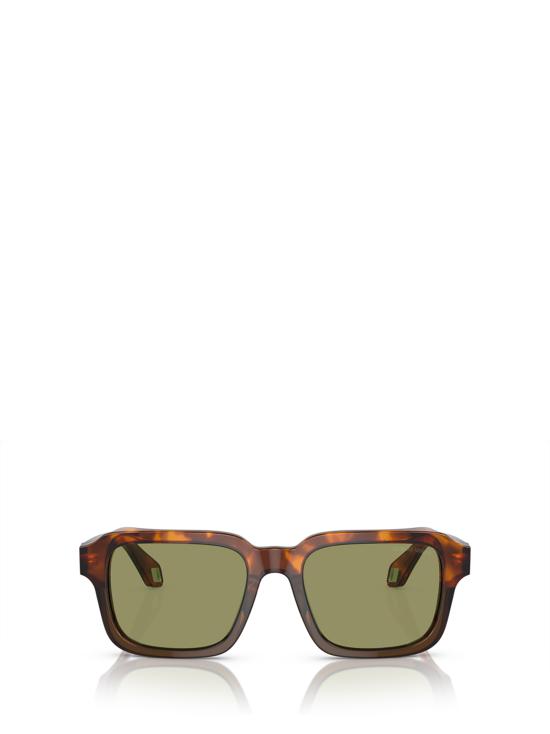 26FW 조르지오 아르마니 선글라스 AR8194U 598814 HAVANA RED OPALINE OLIVE GREEN