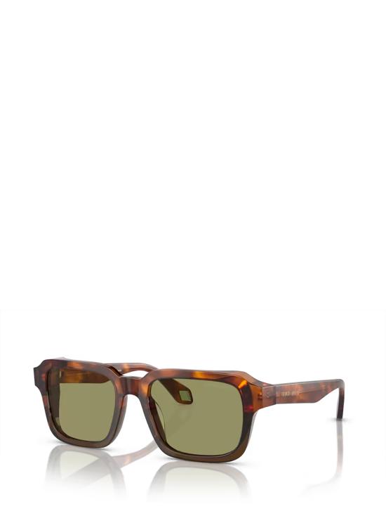 26FW 조르지오 아르마니 선글라스 AR8194U 598814 HAVANA RED OPALINE OLIVE GREEN - GIORGIO ARMANI