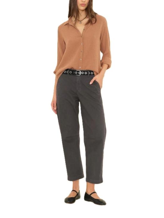 25FW 시레나 스트레이트 팬츠 X7HLT002VINTAGEBLACK Black - XIRENA