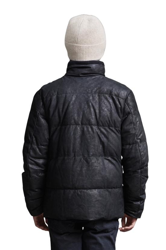 25FW 조르지오 브라토 가죽 자켓 GU26F14090VBRUSHFEAR BLACK - GIORGIO BRATO