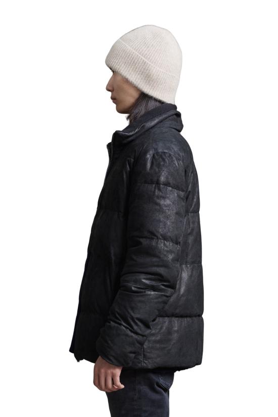 25FW 조르지오 브라토 가죽 자켓 GU26F14090VBRUSHFEAR BLACK - GIORGIO BRATO