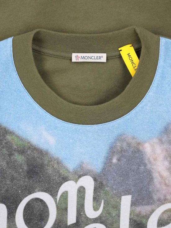25SS 몽클레어 반팔 티셔츠 401 8C000 03 89AB9816 Green - MONCLER
