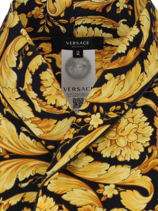  베르사체 블라우스 1003683 1A046615B000 Yellow - VERSACE
