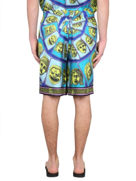  베르사체 숏팬츠 1002476 1A068185G540 Green - VERSACE