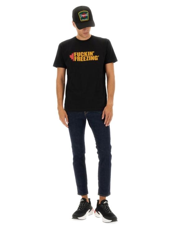 25FW 디스퀘어드2 반팔 티셔츠 S74GD1450 D20020900 Black - DSQUARED2