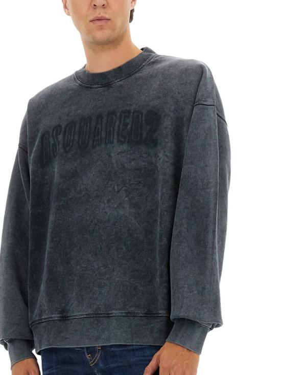 25FW 디스퀘어드2 탑 S74GU0885 S25030814 Grey - DSQUARED2