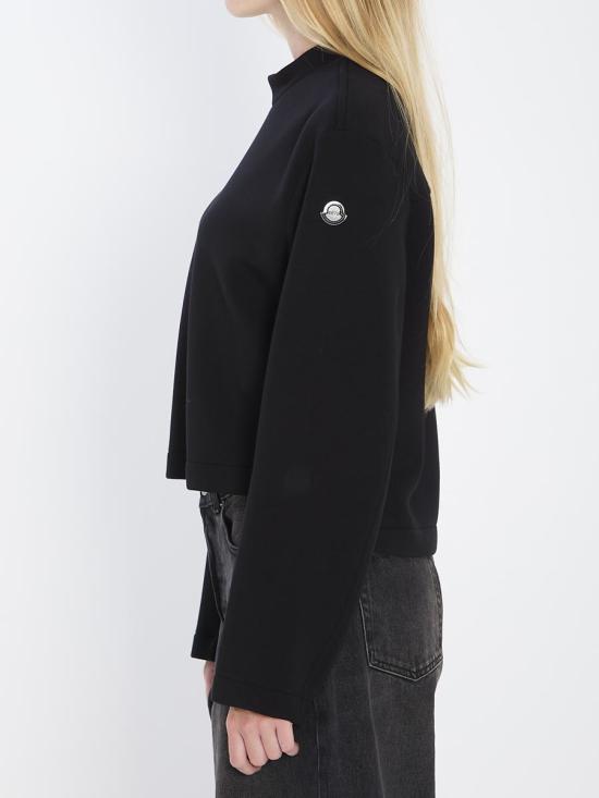 25FW 몽클레어 X 에드워드 에닌풀 스웨터 1678189 K24038G00002 89AYC 999 Black - MONCLER X EDWARD ENNINFUL