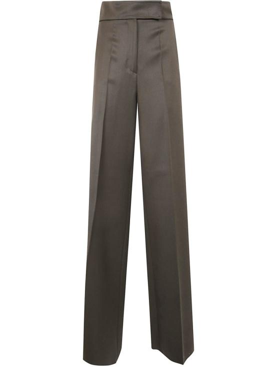 25FW 막스마라 스트레이트 팬츠 2521136263600 009 GREEN