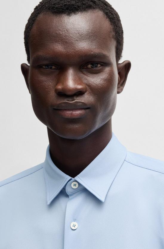 25FW 보스 긴팔 셔츠 50533434 10253542 01 450 Light pastel blue - BOSS