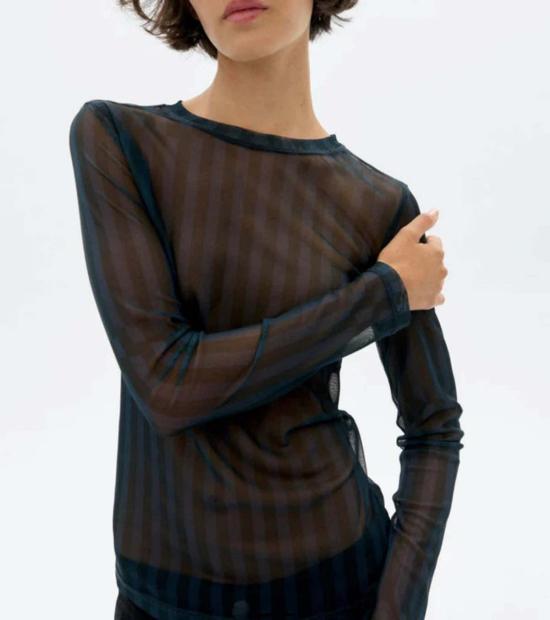  띵킹 뮤 블라우스 씽킹 뮤 에스크 테레 탑 - THINKING MU