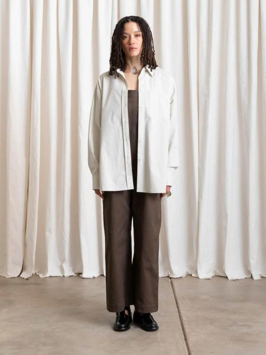  알리 골든 셔츠 버튼 다운 오버사이즈 셔츠 - ALI GOLDEN