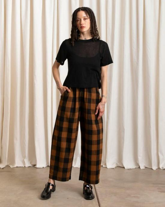  알리 골든 스트레이트 팬츠 엘라스틱 팬츠 - ALI GOLDEN