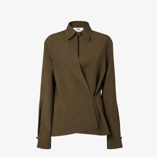 25FW 펜디 블라우스 FS8287AQ3HF1T6G Brown