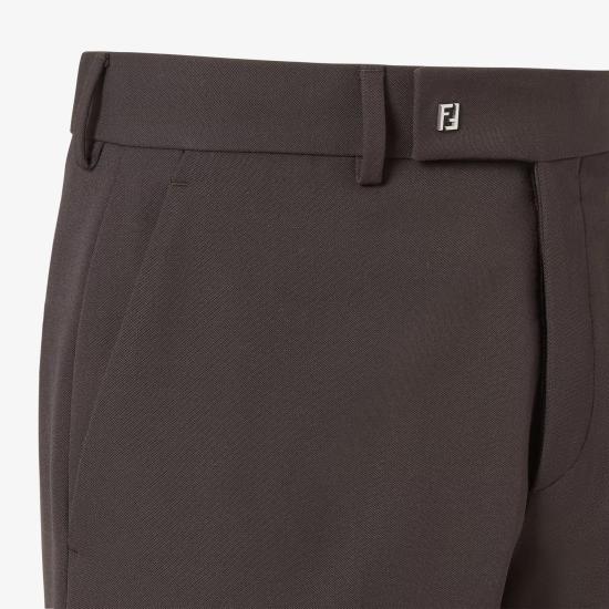 25FW 펜디 스트레이트 팬츠 FB1089ASCBF0TY8 Brown - FENDI