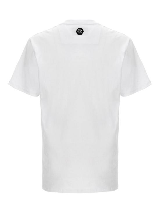 24FW 필립 플레인 반팔 티셔츠 MTK6795PJY002N01 White - PHILIPP PLEIN