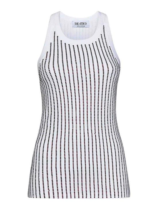 25FW 디 아티코 민소매 티셔츠 247WCT276J050R059 White