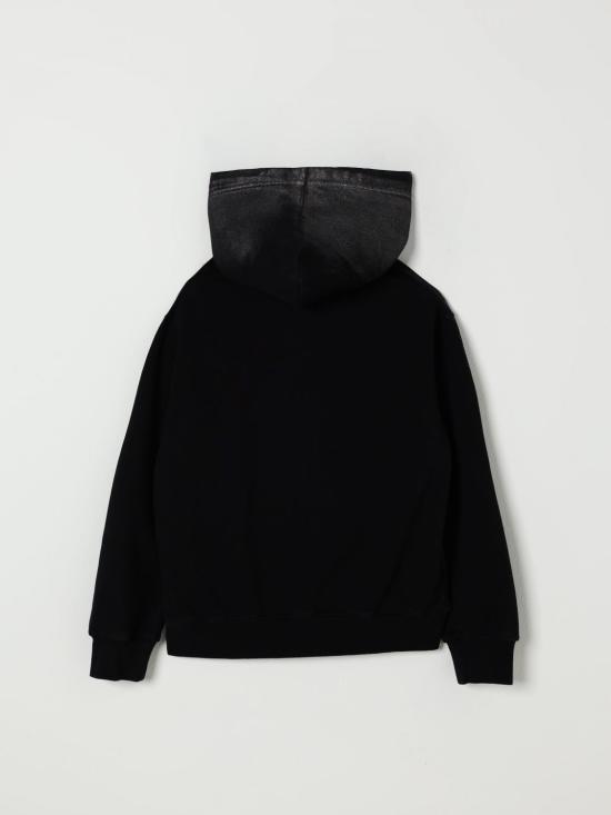 25FW [키즈] 디젤 풀오버 J02492KYAZU K900 Black - DIESEL