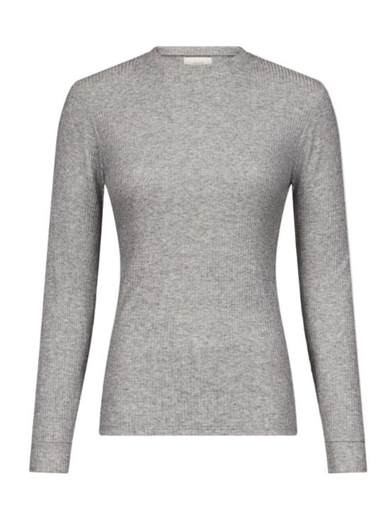  루루 드 세종 긴팔 티셔츠 오르티지아 리브드 롱슬리브 티셔츠