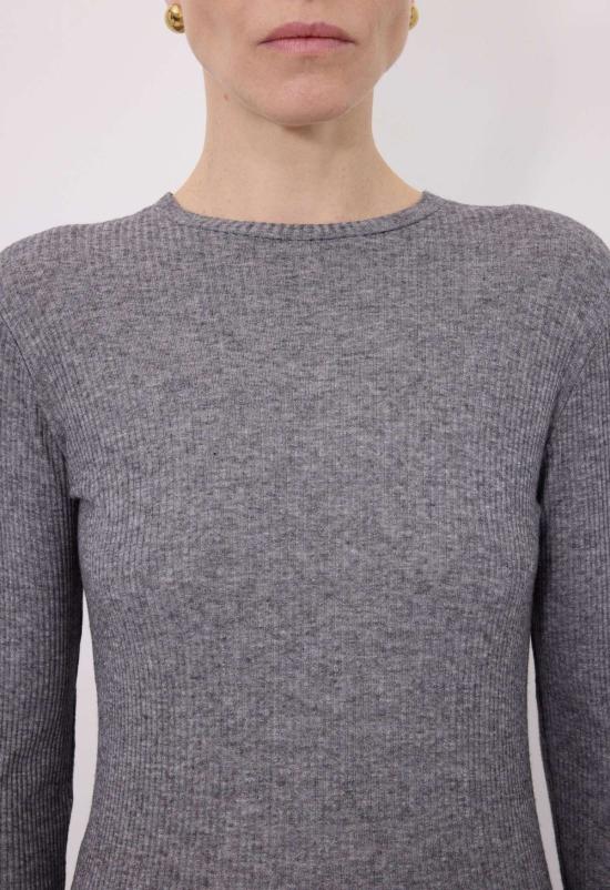  루루 드 세종 긴팔 티셔츠 오르티지아 리브드 롱슬리브 티셔츠 - LOULOU DE SAISON