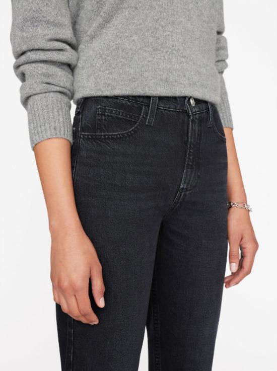  프레임 데님 팬츠 데님 르 하이 앤 타이트 스트레이트 잉크웰 - FRAME